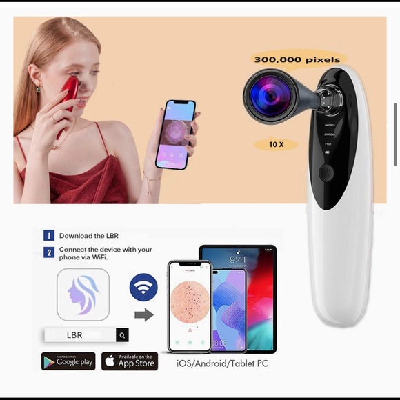 Blackhead Remover Pore Vacuum Electric Facial Pore Cleaner with Camera NIB - Picture 6 of 9